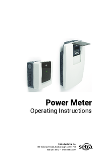 Thumbnail of document Manual - SPM Power Meter